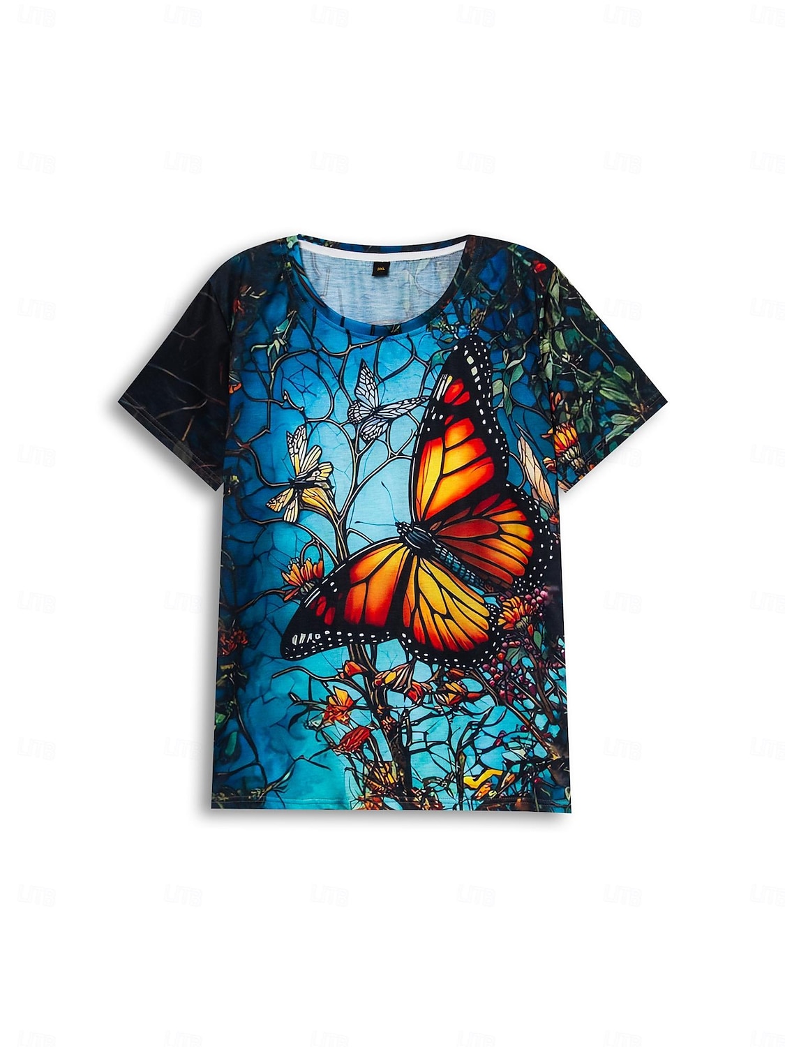 Weekend Casual T-shirt with a Fun Letter Print for Outings